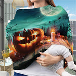Scary Halloween Pumpkin Print Baby Seat Cover
