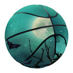 Scary Halloween Pumpkin Print Basketball