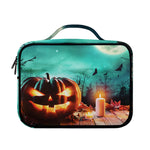 Scary Halloween Pumpkin Print Briefcase Bible Bag