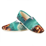 Scary Halloween Pumpkin Print Casual Shoes