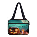 Scary Halloween Pumpkin Print Double Strap Bible Bag