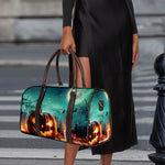 Scary Halloween Pumpkin Print Duffle Bag