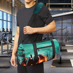 Scary Halloween Pumpkin Print Gym Bag