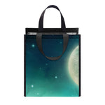 Scary Halloween Pumpkin Print Insulated Lunch Tote