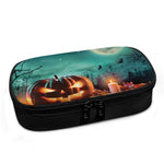 Scary Halloween Pumpkin Print Insulin Cooler Travel Case