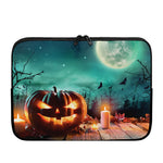 Scary Halloween Pumpkin Print Laptop Sleeve