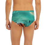 Scary Halloween Pumpkin Print Men's Briefs