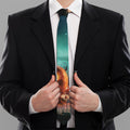 Scary Halloween Pumpkin Print Necktie