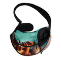 Scary Halloween Pumpkin Print Pet Sling Carrier