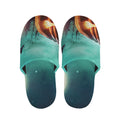 Scary Halloween Pumpkin Print Slippers