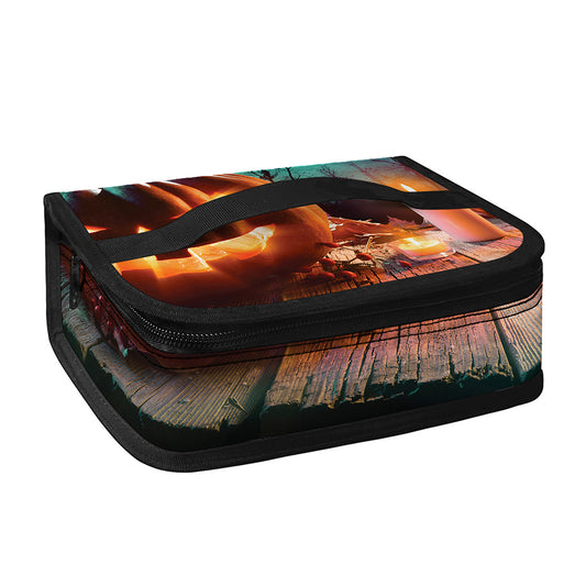 Scary Halloween Pumpkin Print Small Lunch Bag