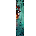 Scary Halloween Pumpkin Print Table Runner