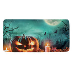 Scary Halloween Pumpkin Print Towel