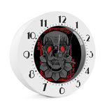 Scary Joker Card Print Alarm Clock