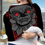 Scary Joker Card Print Baby Seat Cover