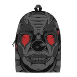 Scary Joker Card Print Backpack