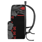 Scary Joker Card Print Backpack