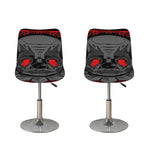 Scary Joker Card Print Bar Stool Covers