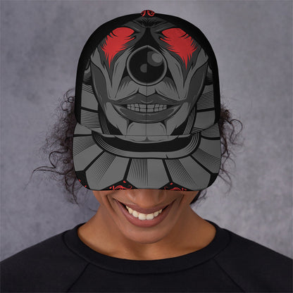Scary Joker Card Print Baseball Cap