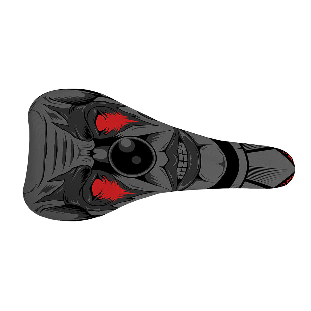 Scary Joker Card Print Bicycle Seat Cover
