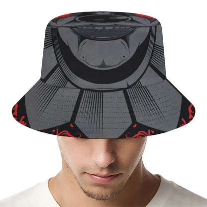 Scary Joker Card Print Bucket Hat