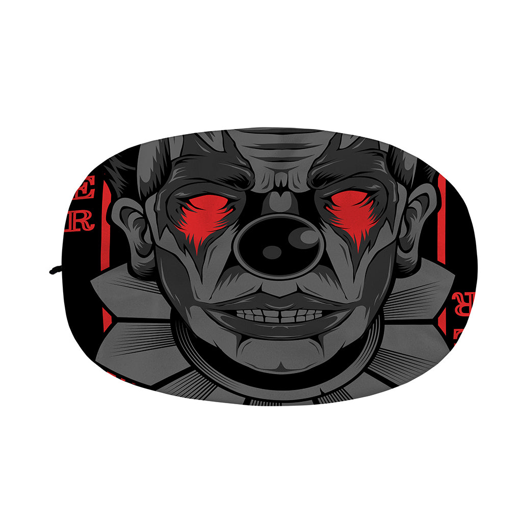 Scary Joker Card Print Car Side Mirror Covers