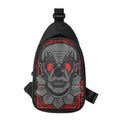 Scary Joker Card Print Sling Bag