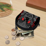 Scary Joker Card Print Coin Purse