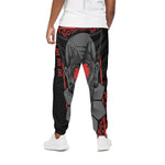 Scary Joker Card Print Cotton Pants