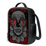 Scary Joker Card Print Crossbody Lunch Bag