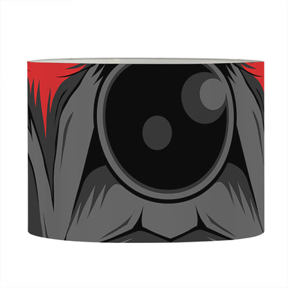 Scary Joker Card Print Drum Lamp Shade