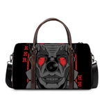 Scary Joker Card Print Duffle Bag