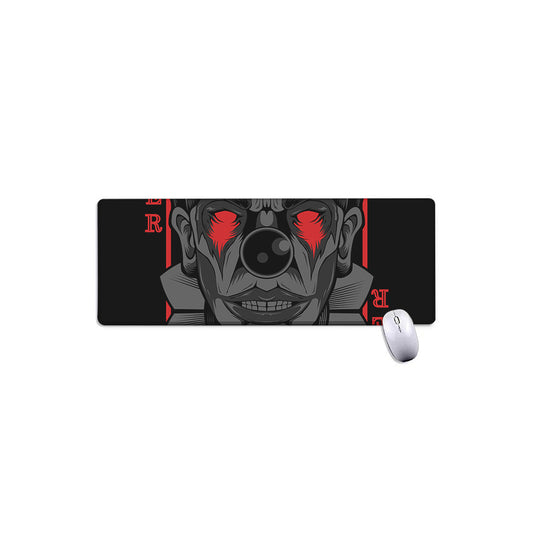 Scary Joker Card Print Extended Mouse Pad