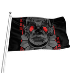 Scary Joker Card Print Flag