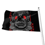 Scary Joker Card Print Flag