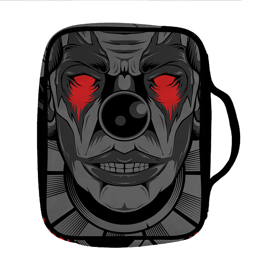 Scary Joker Card Print Front Pocket Bible Bag
