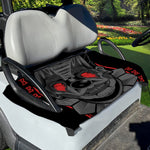 Scary Joker Card Print Golf Cart Seat Cover