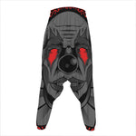Scary Joker Card Print Hammer Pants