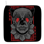 Scary Joker Card Print Hand Towel