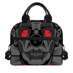 Scary Joker Card Print Insulated Lunch Bag