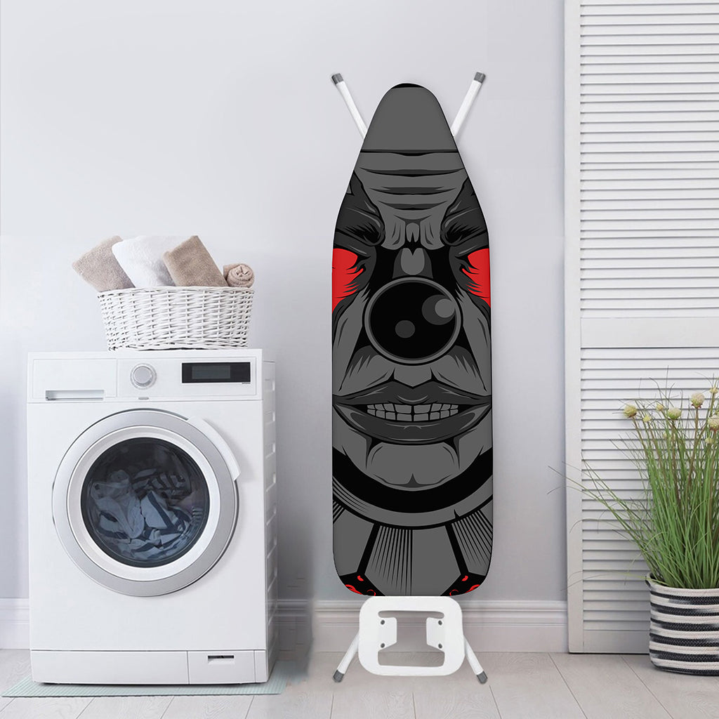 Scary Joker Card Print Ironing Board Cover