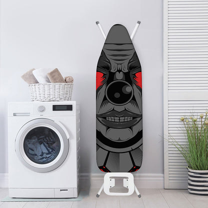 Scary Joker Card Print Ironing Board Cover