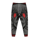Scary Joker Card Print Jogger Pants