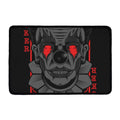 Scary Joker Card Print Kitchen Mat