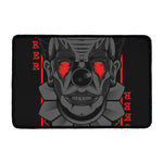 Scary Joker Card Print Kitchen Mat