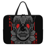 Scary Joker Card Print Laptop Sleeve With Handle
