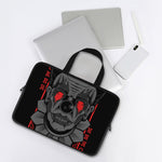 Scary Joker Card Print Laptop Sleeve With Handle