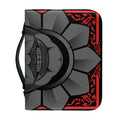 Scary Joker Card Print Leather Bible Cover