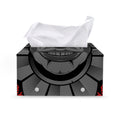 Scary Joker Card Print Leather Tissue Box Cover