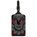 Scary Joker Card Print Luggage Tag